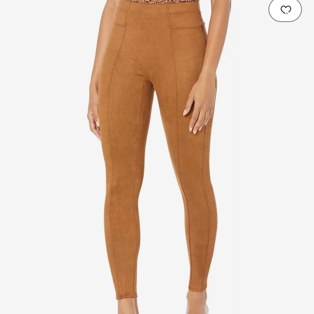 Spanx faux sued leggings, Large Tall